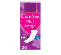 Carefree Plus Large Fragancia Ligera Salvaslip Superabsorbente 20 uds