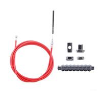 Plus Mi3 Lite - Juego de línea de freno de rueda delantera para Xiaomi Mi3, cable de freno de 195 cm, pieza de repuesto de metal rojo