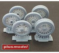Plus Model DP3016 - 1/35 Ruedas Set para Lanchester - Nuevo