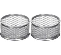 Plus Office 802G-025 - Portaclips de rejilla, 80 x 40 mm (Paquete de 2)