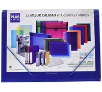 Plus Office A4-12/180213 - Carpeta clasificadora con 12 separadores, A4, color azul