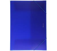 Plus Office B186-BL - Carpeta con solapas, A3, azul