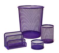 Plus Office CQU-3172-PU - Set de escritorio, color morado