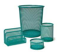 Plus Office CQY-3172-TU - Set de escritorio, color turquesa