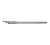 Plus Office - Cutter Profesional 80M, Bisturí para Manualidades, Tallar, Cuchilla de Acero Fracturable, 14,5 cm, Cabeza Giratoria - 2 Cuchillas de Recambio incluidas