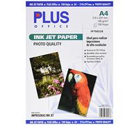 Plus Office InkJet Paper Photo Quality - Papel fotográfico A4, 1440 dpi, paquete 100 hojas de 100 gr.