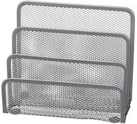 Plus Office JS901(49-S) - Portacartas de rejilla, plateado