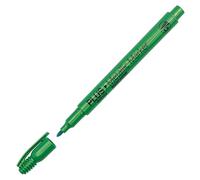 Plus Office - Rotulador con Efecto Metalizado, Marcador Permanente para Escribir, Pintar, Marcar Cualquier Tipo de Materiales, Rotulador Metálico con Punta de 1.2mm (Verde)