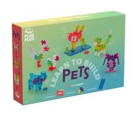 PLUS PLUS - 275 Ladrillos de construcción Multicolor - El Mundo de los Animales - Juego de construcción para niños a Partir de 3 años - Juego Educativo para niñas y niños - PP3962