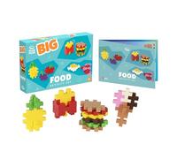 Plus-Plus 3993 Genial Juguete de Construcción, Gran Conjunto de Actividades Alimentos, Juego de Bloques de Construcción, Grandes Bloques de Construcción, Juguetes Educativos para Niños a Partir de 2