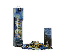Plus-Plus 4362 Noche Estrellada de V. Van Gogh, Arte, Bloques de | Inspired Edition - Juego de construcción para figuras 2D y 3D, para niños a partir de 5 años