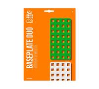 Plus-Plus Genial Juguete de construcción Big con Placa de conexión, Color Verde/Blanco, 2 Piezas, Large (9603287)