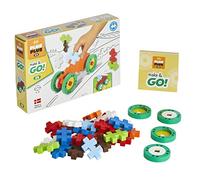 PLUS PLUS 9603423 - Bloques de construcción creativos, Juego de vehículos Grandes, Juguete de construcción, PlusPlus Make&Go, 29 Piezas, básico.