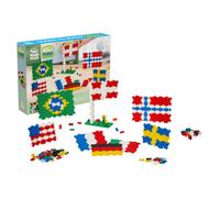 PLUS PLUS - Aprende a construir - Banderas del mundo - Juguete de construcci n de 500 piezas con bloques entrelazados de vapor para ni os