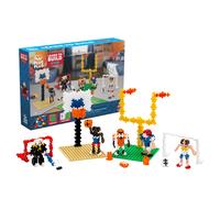 PLUS PLUS - Aprende a construir deportes - Construcci?n STEM - Minibloques de rompecabezas entrelazados para ni?os