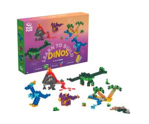 Plus Plus - Aprende A Construir Dinosaurios | Puzzles 3D | Puzzle 5 Años | Juegos Educativos Niños 5 Años | Juegos De Cartas | Rompecabezas Niños 600 Piezas