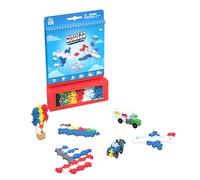 Plus Plus - Bloque de Actividad Infantil - 125 Piezas - Tema Transporte, Aviones, Barcos, Coche, camión, Juego de construcción Infantil a Partir de 5 años - Juguete Educativo y juguetón para niña y