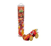 Plus Plus Bloques de construcción de Juguete - 200 Piezas Go Fire Car Juguetes de construcción para niños, recursos de Aprendizaje Creativo y Juego Stem para el hogar y Viajes, Juguetes para niñas y