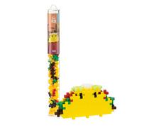 PLUS PLUS Juego de bloques de construccin de alimentos 3D, juguetes divertidos para nios, 70 piezas entrelazadas, kit de tubo para hacer tacos