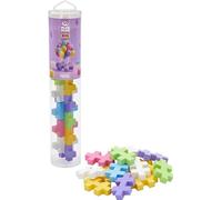 Plus Plus Juguete de Bloques de construcción, 15 Piezas Grandes y duraderas, Juguetes de construcción para niños, recursos de Aprendizaje Creativo y Juego Stem para el hogar y Viajes, Juguetes para