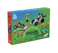 Plus Plus - Learn To Build Vehículos | Puzzle 3D Niños | Puzzle 5 Años O Más | Juegos Educativos Niños 5 Años O Más | Construcciones para Niños | 500 Piezas