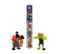 Plus-Plus Monster Mash - Tubo de 100 Piezas con 2 Monstruos espeluznantes