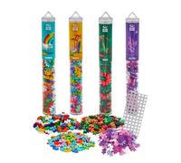 PLUS PLUS Paquete de tubo de color y base