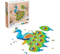 PLUS PLUS - Rompecabezas por número Pavo Real de 800 Piezas - Juego de construcción - PP3931