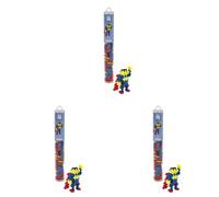 PLUS PLUS - Tubos Superhéroe | Puzzles 3D | Puzzle 5 Años | Juegos Educativos Niños 5 Años | Rompecabezas Niños | Juego Construccion | Puzzle 100 Piezas (Paquete de 3)