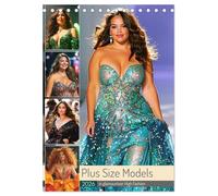 Plus Size Models in glamouröser High Fashion (Tischkalender 2026 DIN A5 hoch), CALVENDO Monatskalender: Elegante Modemomente mit kurvigen Schönheiten