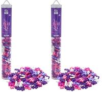 Plus Tubos Purpurina Rosa | Puzzles 3D | Puzzle 5 Años | Juegos Educativos Niños 5 Años | Rompecabezas Niños | Juego Construccion | Puzzle 100 Piezas (Paquete de 2)