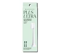 PLUS ULTRA Cabezales de repuesto ecológicos para cepillo de dientes | Fabricado con plástico reciclado | Cepillo de dientes suave para dientes sensibles (paquete de 2)