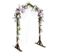 PlusFive Arco de boda de madera de 2,2 m