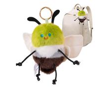 Plush Animal Bag Charm, Cute Realistic Pendant Decoration, Soft, 3.9in