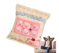 Plush Animal Snack Pillow | Cute Capybara Plush Pillow | Removable Capybara Plush Dolls | Capybara Snack Pillow Plush Capybaras Stuffed Animal Cushion Plushes Capybaras Cushion for Children