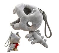 Plush Bag Charm - Stuffed Dinosaurio Skeleton,Cotton Doll Llavero Ring | Lightweight Cotton Filling Material | School Student Teacher Party Birthday Favor,Quirky Interior Mirror Hanging Accessory