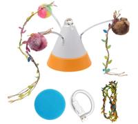 Plush Balls with Dynamic Motion: The interactive cat toy is designed with soft plush balls inside, which whirl and tumble through 360-degree flexible rotations for endless entertainment. This continuo