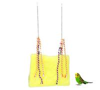 Plush Bird Hammock | Soft Hanging Bed & Resting Spot for Parrots/Cockatiels/Lovebirds | Comfortable Pet Bird Swing Toy | 3 Sizes, Easy to Maintain (S (7,8x6,5x2,6 cm/3,1x2,6x1 Pulgadas))