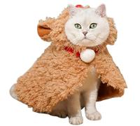 Plush Brown Deer Outfit, Multifunctional Reindeer Costume, Holiday Dog and Cat Clothes, Plush Brown Deer Outfit for Pets Designed for Comfort, Style, and Festive Fun All Winter Long
