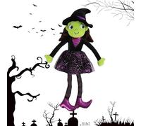 Plush Bruja muñeca | Kids Plush Toys Witch Dolls | Preciosa muñeca de Peluche Doll Kids Toys Halloween Baby Doll para oficinas, Halloween Little Witch Llughled Soft Girl L