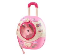 Plush Bunny Doll - 6.69x6.3in Electronic Walking Rabbit, Interactive Sound Animal, Long Lasting Realistic Pet Companion | Backpack Style Plaything fortoddler Birthday Surprise Learning Fun Activity