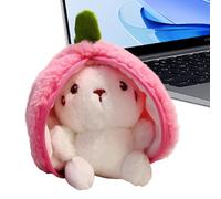 Plush Bunny Toy - Adorable Flipable Carrot to Rabbit Plush, Ultra Soft Stuffed Animal Toy, Creative Reversible Cute Doll Design | Birthday Gift, Travel Companion, Home Decoration, Kids & Adults