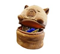 Plush Capybara Monedero - Mini Change Wallet, organizador con cremallera