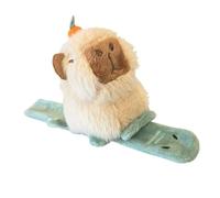 Plush Capybara Wristband - Soft Animal Slap Bracelet, Cute Kids Toy