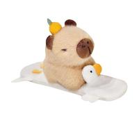Plush Capybara Wristband - Soft Animal Slap Bracelet, Cute Kids Toy
