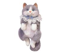 Plush Cat Backpack 50cm Soft Plush Cute Realistic Cat Shape School Bag With Meowing Sound, Handmade Brown/White/Gray/Black Shoulder Bag, Lightweight 470g Gift For Girls, Kids, And Çat Lovers