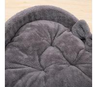 Plush Cat Bed - Soft Round Pet Cushion With PP Cotton Filling, Multiple Sizes (M/L/XL), Lightweight & Cozy Comfortable Pet Bed For Cats & Small Dogs - Supportive Donut Shape For Sleeping, Napping & Re