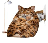 Plush Cat Blanket - Sleeping Bag for Home Travel | Velvet with Soft Fabric, Washable Warm Style, Bedroom Living Room Apartment Dorm Hotel Housewarming, Adult Sleeping