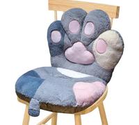 Plush Cat Paw Chair Pillow - Cute Comfortable Seat Cushion | Cat Paw Lumbar Support Pillow for Home, Office, Gaming Chair, Sofa, Dining Room, Bedroom, Travel, Wheelchair, RV, Camping