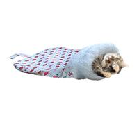 Plush Cat Sleeping Bag, Cat Bed Cave, Cat Sleeping Bag, 360 Wrap Cat Bed, Winter Cat Nest, Anti-Freeze Cat Bed, Washable Cat Bed, Double Layer Cat Bed, Plush Pet Nest, Winter Pet Sleeping Bag,